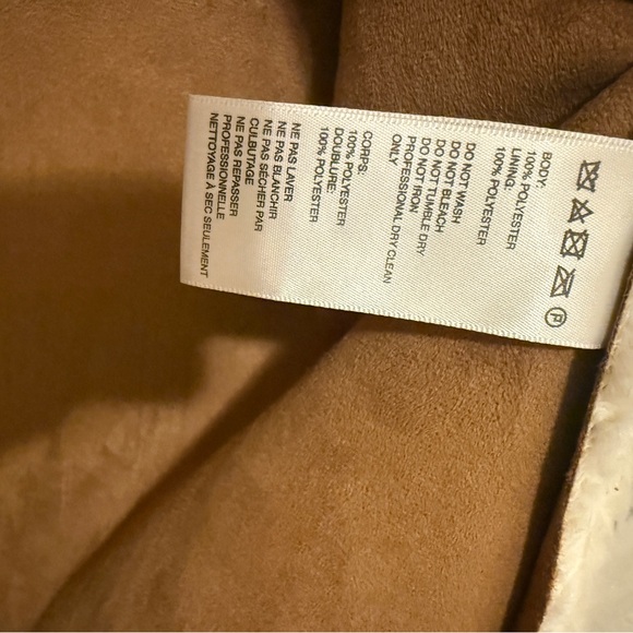 Ecote Long Fuzzy Vest | Ivory | Medium | NWT - Picture 4 of 5